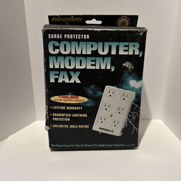 Panamax Max 6 Outlet‎ AC Surge Protector Tested MADE IN U.S.A With Box & Man. - Picture 1 of 6